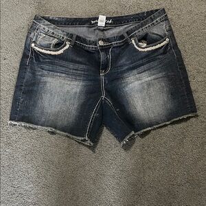 Maurice’s Dark Denim Cutoff Shorts